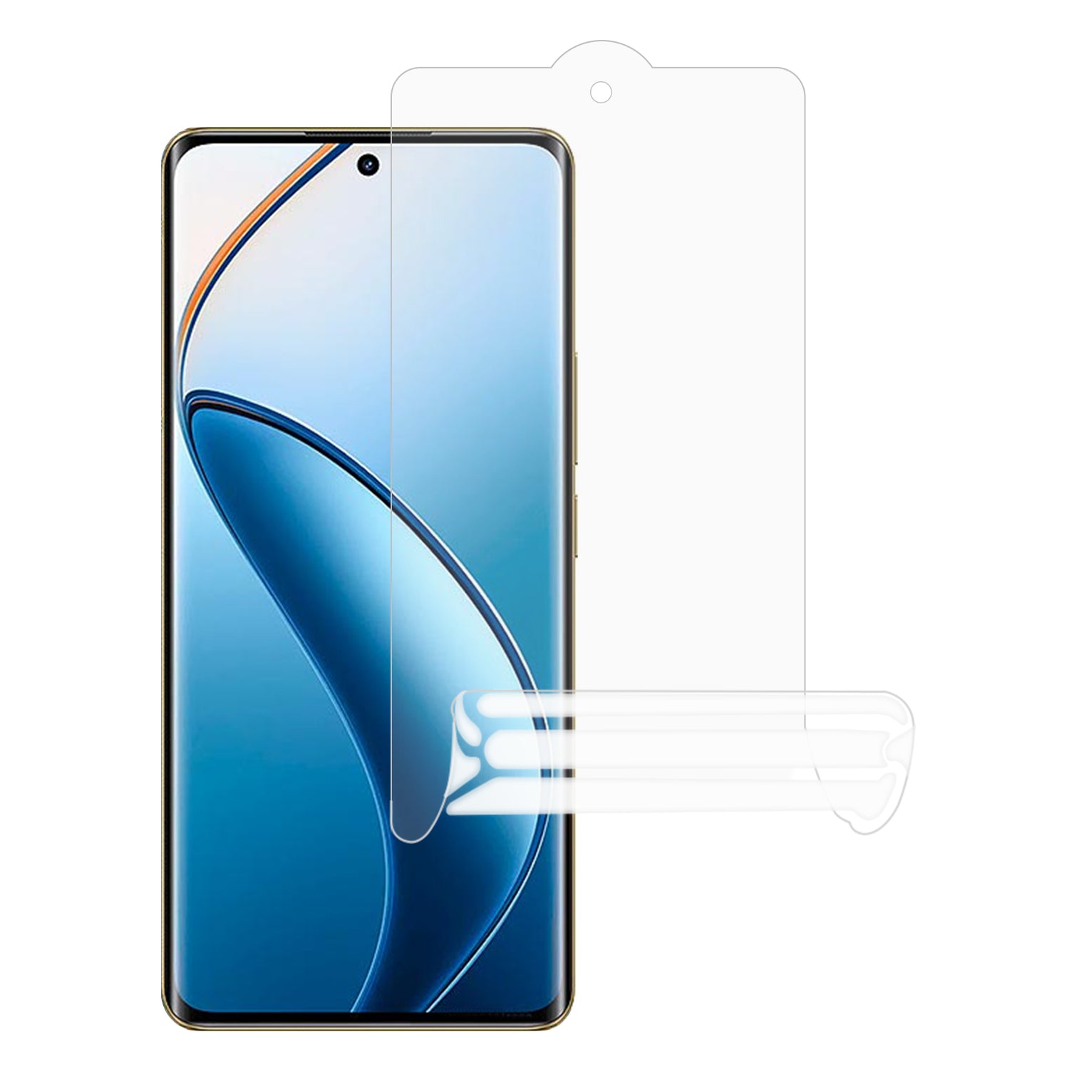 For Realme 12 Pro 5G / 12 Pro+ 5G Screen Protector Anti-scratch Ultra Clear Soft PET Film For Realme 12 Pro 5G / 12 Pro+ 5G Screen Protector Anti-scratch Ultra Clear Soft PET Film